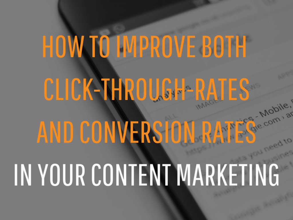 improve ctr and conversion rates